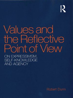 cover image of Values and the Reflective Point of View